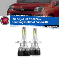 Anabbaglianti LED H4 32,000Lm per Fiat Panda 312 2012 in poi