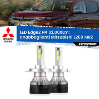 Anabbaglianti LED H4 32,000Lm per Mitsubishi L200 Mk2 1986 - 1996