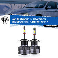 Anabbaglianti LED H7 24,000Lm per Alfa romeo 147 2000 - 2010