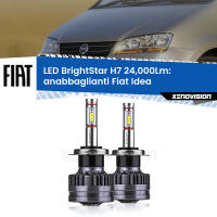 Anabbaglianti LED H7 24,000Lm per Fiat Idea  2003 - 2015