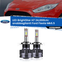Anabbaglianti LED H7 24,000Lm per Ford Fiesta Mk6.5 lente con drl