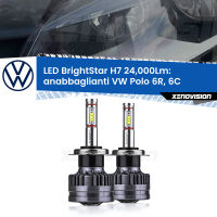 Anabbaglianti LED H7 24,000Lm per VW Polo 6R, 6C a parabola tipo 1