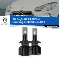 Anabbaglianti LED H7 29,000Lm per Citroën DS3 2009 - 2015