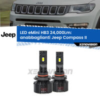Anabbaglianti LED HB3 24,000Lm per Jeep Compass II LMC - FINE SERIE: NO GARANZIA