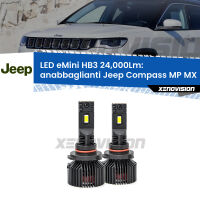 Anabbaglianti LED HB3 24,000Lm per Jeep Compass MP MX LMC