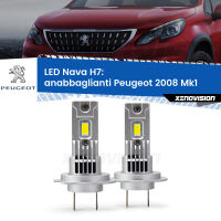 Anabbaglianti LED Peugeot 2008 Mk1 2013 - 2018: H7 Nava