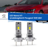 Anabbaglianti LED Peugeot 508 Mk1 2010 - 2017: H7 Nava