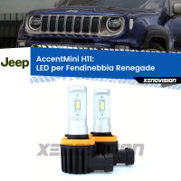 Fendinebbia LED H11 96000Lumen per Jeep Renegade  2014 in poi