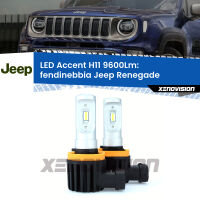 Fendinebbia LED H11 9600Lm per Jeep Renegade  2014 in poi