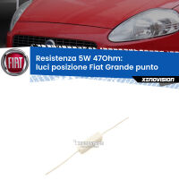 Fiat Grande punto  2005-2018: Resistenza Spegnispia 5W Economica per Luci posizione  (1 Pz)