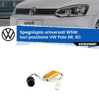 Filtri spegnispia universali W5W per Luci posizione VW Polo 6R, 6C 2009-2016