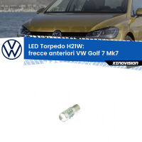 Frecce Anteriori LED H21W Torpedo per VW Golf 7 Mk7 2012 - 2019