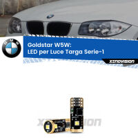 Goldstar W5W: LED per Luce Targa Serie-1 (E87) 2003 -2012