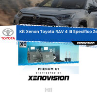 H11: Kit Xenon per Toyota RAV 4 III XA30 (fari a parabola) Specifico Zero-Spie