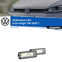 Kit Plafoniere LED Luce Targa per VW Golf 7 2012 - 2019