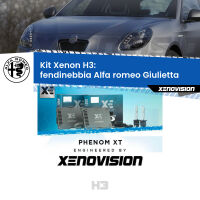 Kit Xenon H3 Canbus per Fendinebbia Alfa romeo Giulietta  2010 in poi