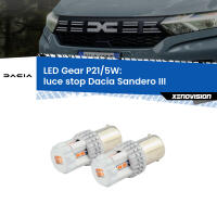 Luce Stop LED Dacia Sandero III 2020 in poi: P21/5W Gear