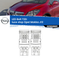 Luce Stop LED Opel Mokka J13 2012 - 2019: T20 Bolt