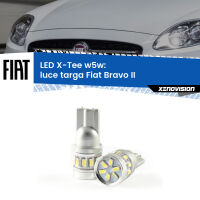 Luce Targa LED per Fiat Bravo II 2006 - 2014: W5W X-Tee