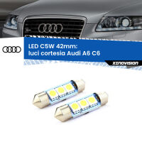 Luci Cortesia LED c5w 41mm Audi A6 C6 2004 - 2011 (Coppia)