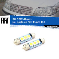 Luci Cortesia LED c5w 41mm Fiat Punto 188 1999 - 2010 (Coppia)