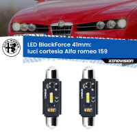 Luci Cortesia LED per Alfa romeo 159 2005 - 2012: C5W BlackForce 41mm (Coppia)