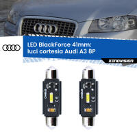 Luci Cortesia LED per Audi A3 8P anteriori: C5W BlackForce 41mm (Coppia)