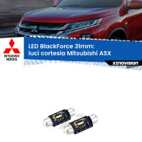 Luci Cortesia LED per Mitsubishi ASX  2010 - 2015: BlackForce C5W 31mm