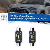 Luci Cortesia LED per Toyota RAV 4 IV XA40 posteriori: C5W BlackForce 31mm (Coppia)