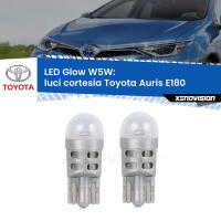 Luci Cortesia LED Toyota Auris E180 anteriori: W5W Glow a Luce Calda
