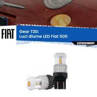 Luci diurne LED Fiat 500  prima serie: T20 Bolt