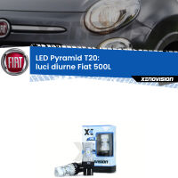 Luci diurne LED Fiat 500L  2017 - 2022: T20 Pyramid