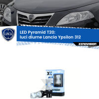 Luci diurne LED Lancia Ypsilon II 312 2011 in poi: T20 Pyramid