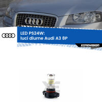 Luci diurne LED PS24W per Audi A3 8P 2003 - 2012