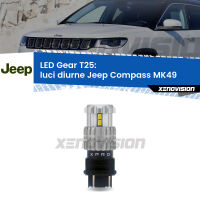 Luci diurne LED T25 per Jeep Compass MK49 2006 - 2016