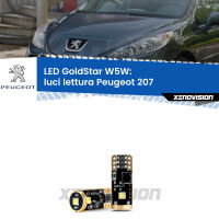  Luci Lettura LED Peugeot 207  2006 - 2015: W5W GoldStar