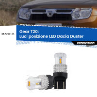 Luci posizione LED Dacia Duster con luci diurne: T20 Bolt