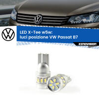 Luci posizione LED per VW Passat B7 2010-2014: W5W X-Tee