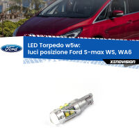 Luci posizione LED W5W per Ford S-max WS, WA6 2006-2014: W5W Torpedo