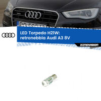Retronebbia LED per Audi A3 8V prima serie, con led: H21W Torpedo