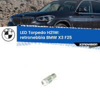 Retronebbia LED per BMW X3 F25 2010 - 2016: H21W Torpedo