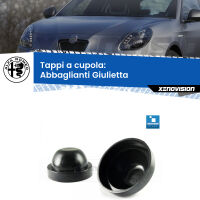 Tappi a cupola per Abbaglianti Alfa romeo Giulietta 2010 in poi (Coppia)