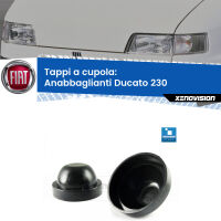 Tappi a cupola per Anabbaglianti H4 Fiat Ducato 230 1994 - 2002 (Coppia)
