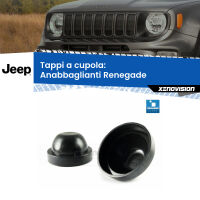 Tappi a cupola per Anabbaglianti H4 Jeep Renegade  2014 in poi (Coppia)