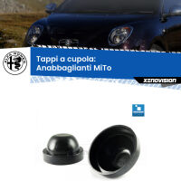 Tappi a cupola per Anabbaglianti H7 Alfa romeo MiTo 2008 - 2018 (Coppia)