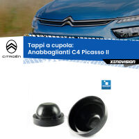 Tappi a cupola per Anabbaglianti H7 Citroën C4 Picasso II 2013 in poi (Coppia)