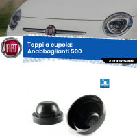 Tappi a cupola per Anabbaglianti H7 Fiat 500  2015 - 2022 (Coppia)