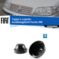 Tappi a cupola per Anabbaglianti H7 Fiat Punto 188 2003 - 2010 (Coppia)