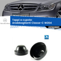 Tappi a cupola per Anabbaglianti H7 Mercedes Classe-C W204 Prima serie (Coppia)