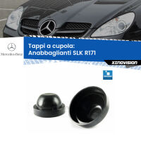 Tappi a cupola per Anabbaglianti H7 Mercedes SLK R171 2004 - 2011 (Coppia)